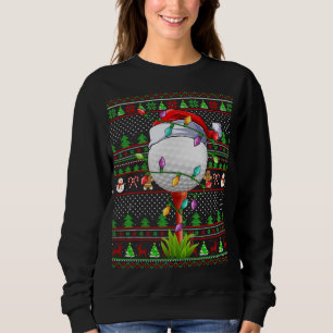 Ugly Xmas Sweater Style Lighting Golf Christmas