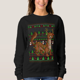 Ugly Xmas Sweater Style Lighting Mongoose Christma