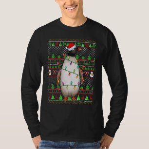 Ugly Xmas Sweater Style Lighting Penguin Bird Chri