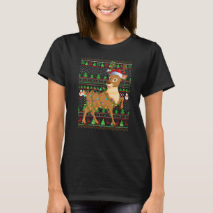 Ugly Xmas Sweater Style Lighting Reindeer Christma