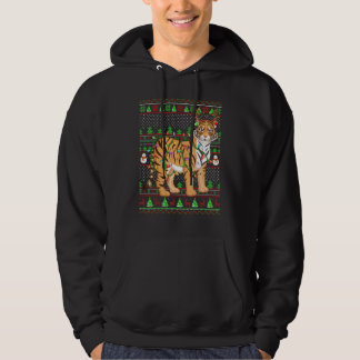 Ugly Xmas Sweater Style Lighting Tiger Christmas