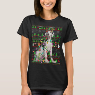 Ugly Xmas Sweater Style Lights Great Dane Dog Chri