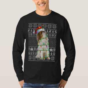 Ugly Xmas Sweater Style Santa Japanese Chin Dog Ch