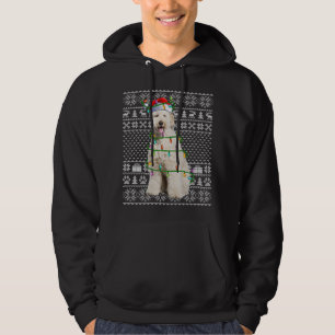 Ugly Xmas Sweater Style Santa Labradoodle Dog Chri