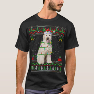 Ugly Xmas Sweater Style Santa Labradoodle Dog Chri