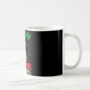 Ugly Xmas Tree Lights Santa Bet Hound Dog Christma Coffee Mug