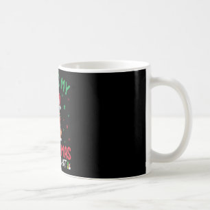 Ugly Xmas Tree Lights Santa Boxer Dog Christmas Pa Coffee Mug