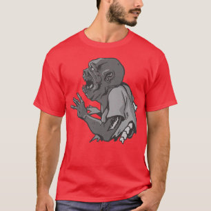 Ugly Zombie Arm wound spinal skeleton Halloween Pa T-Shirt