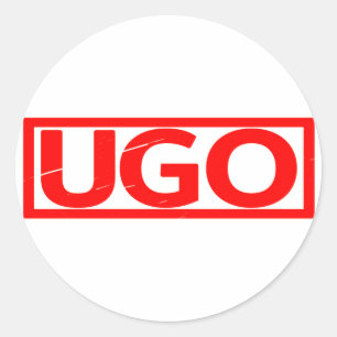 Ugo Stamp Classic Round Sticker