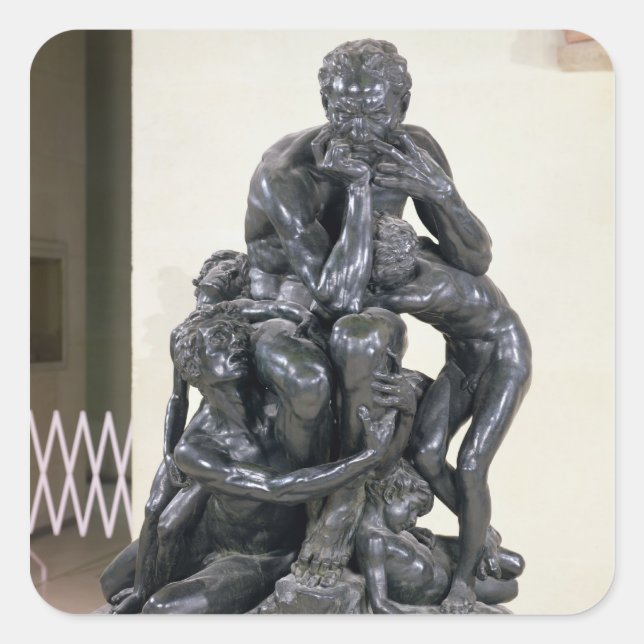 Ugolino and his Sons, 1860 Square Sticker (Front)