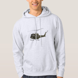 UH-1 Huey Helicopter Hoodie