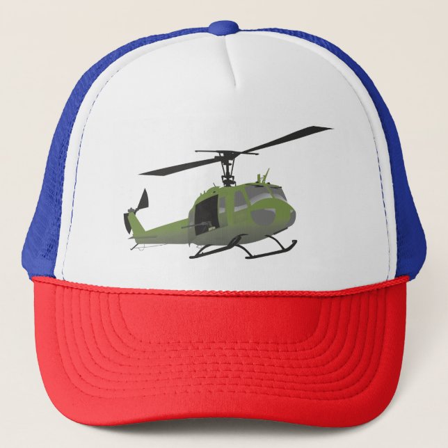 UH-1 Huey Military Trucker Hat (Front)