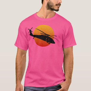 Uh-60 Black Hawk Helicopter Military History T-Shirt