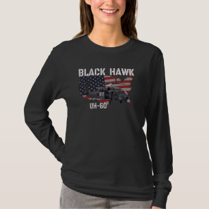 UH-60 Black Hawk Military Helicopter Blackhawk Vet T-Shirt