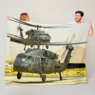 UH-60M BLACK HAWK FLEECE BLANKET