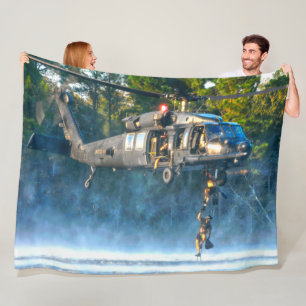 UH-60M BLACK HAWK FLEECE BLANKET