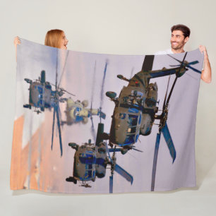 UH-60M BLACK HAWK FLEECE BLANKET