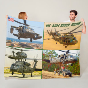 UH-60M BLACK HAWK FLEECE BLANKET
