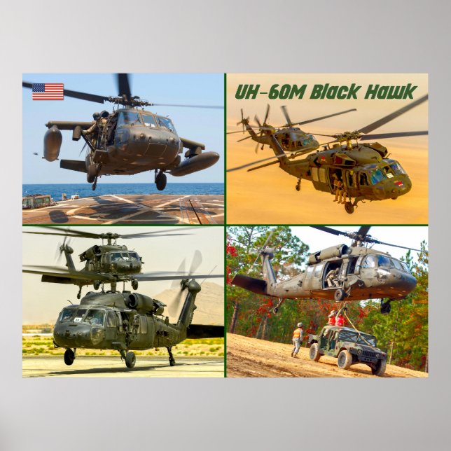 UH-60M BLACK HAWK POSTER (Front)