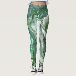 Uh Oh 1 Abstract Leggings