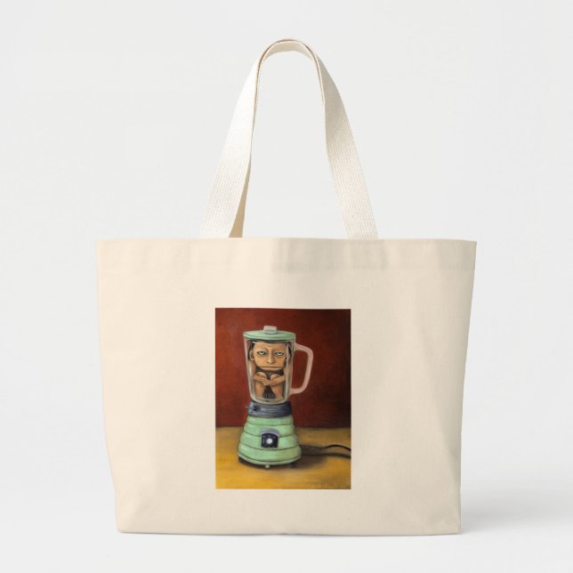 Uh Oh !! Large Tote Bag (Front)