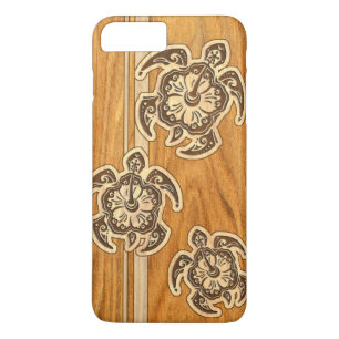 Uhane Honu Faux Wood Hawaiian Turtle iPhone 8 Plus/7 Plus Case