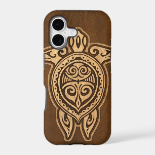 Uhane Honu Faux Wood Hawaiian Turtle iPhone 5 Case