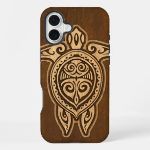 Uhane Honu Faux Wood Hawaiian Turtle iPhone 5 Case