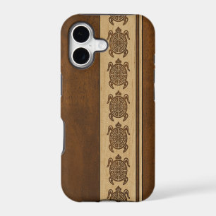 Uhane Honu Faux Wood Hawaiian Turtle iPhone 5 Case
