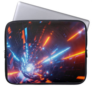Uhd wallpaper laser light design laptop sleeve