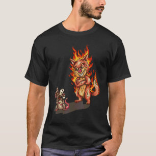 Uhh Woof Cat And Mouse Dog 2 T-Shirt