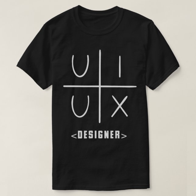 UI UX Designer User Interface Frontend Web IT Deve T-Shirt (Design Front)