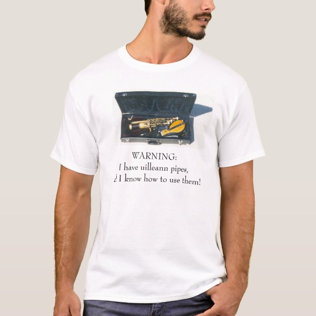 Uilleann pipes T-Shirt (Front)