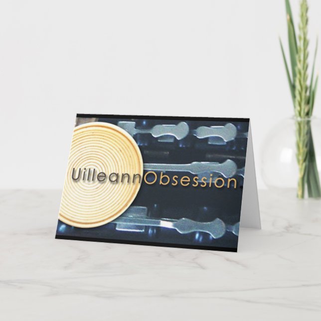 UilleannObsession.com Greeting Card (Front)