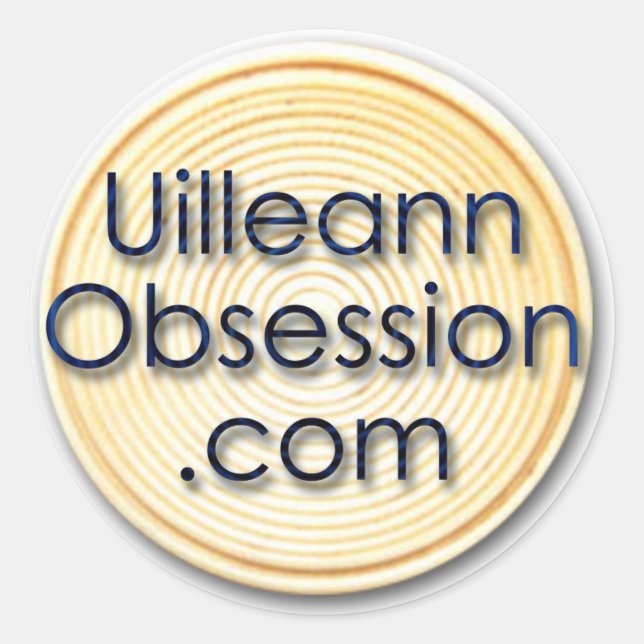 UilleannObsession.com Round Sticker (Front)