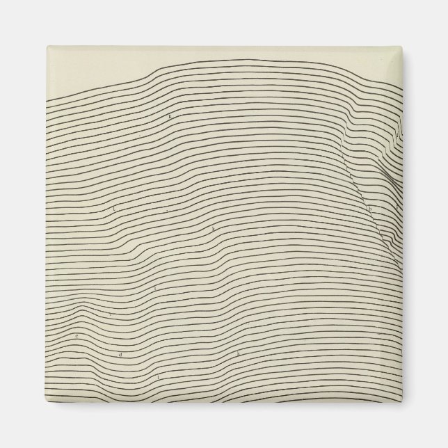 Uinta Mountains Stereogram Magnet (Front)