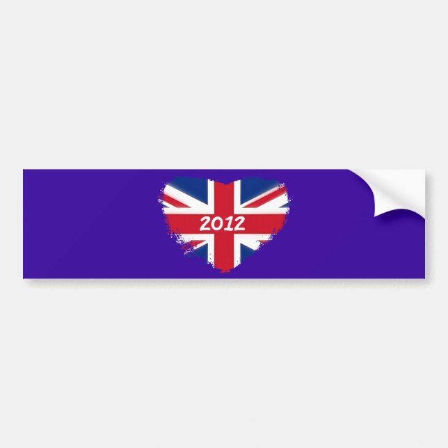 UK 2012 BUMPER STICKER (Front)