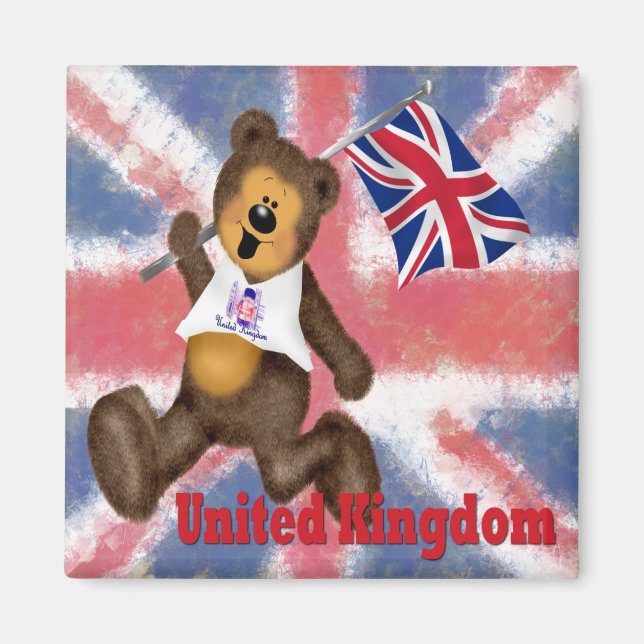 UK Bear Magnet (Front)