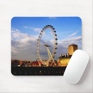 UK Beautiful LONDON EYE Scenery Mouse Pad