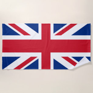 UK Britain Royal Union Jack Flag Beach Towel