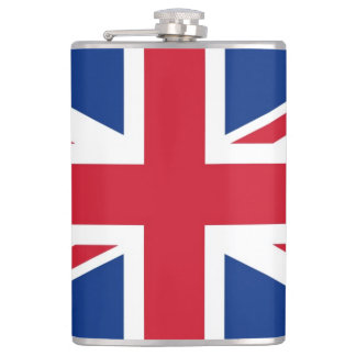UK Britain Royal Union Jack Flag Hip Flask