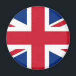 UK Britain Royal Union Jack Flag Magnet<br><div class="desc">The Union Jack or Union Flag is the national flag of the United Kingdom UK. The flag also has an official or semi-official status in some other Commonwealth realms; for example, it is, by parliamentary resolution, an official flag in Canada and known there as the Royal Union Flag. It is...</div>