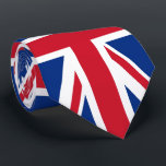 UK Britain Royal Union Jack Flag Tie<br><div class="desc">The Union Jack or Union Flag is the national flag of the United Kingdom UK. The flag also has an official or semi-official status in some other Commonwealth realms; for example, it is, by parliamentary resolution, an official flag in Canada and known there as the Royal Union Flag. Further, it...</div>