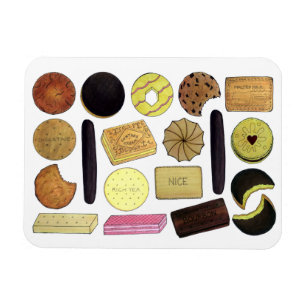 UK British Biscuits Shortbread Rich Tea Digestives Magnet