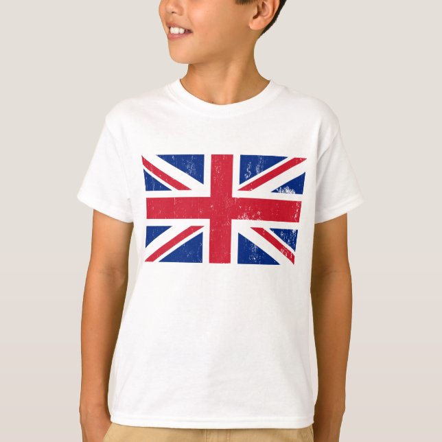 UK British Great Britain England English Flag T-Shirt (Front)