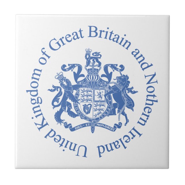 UK coat of arms Tile (Front)
