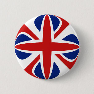 UK Fisheye Flag Button