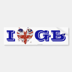 UK Flag British patriot Bumper Sticker