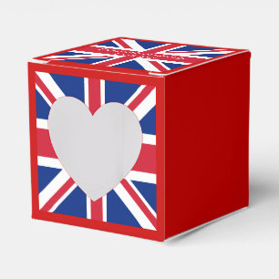 UK Flag British Union Jack Favour Box