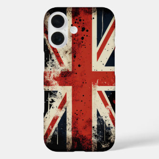 UK Flag iPhone 16 Case